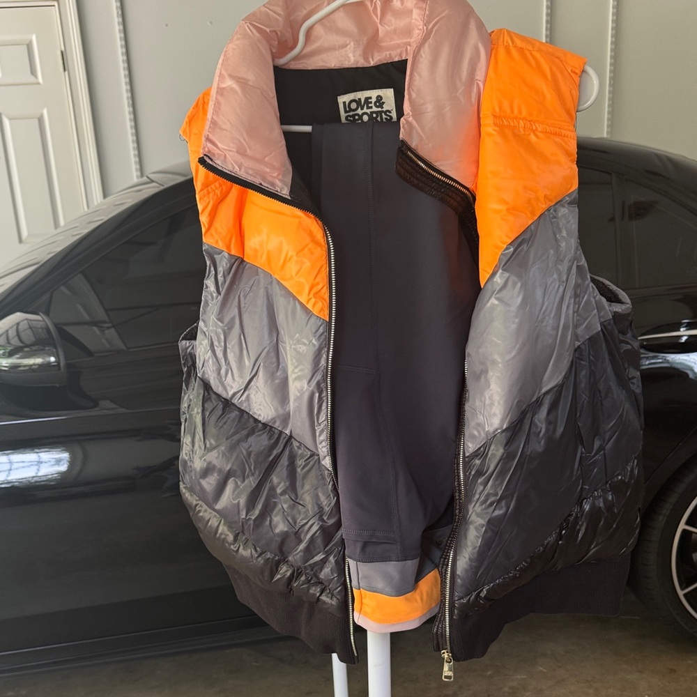 Colorblock Puffer Vest